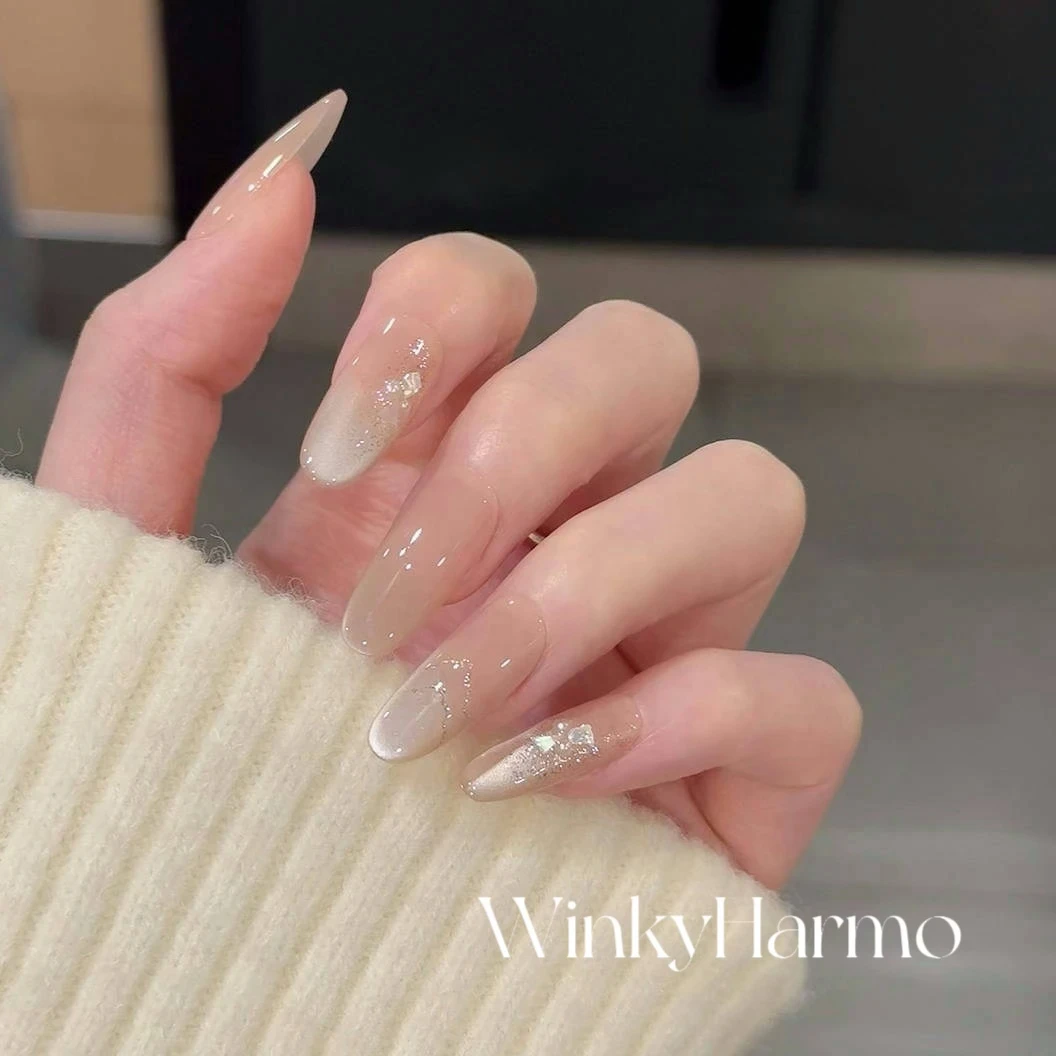 雪岚芙蓉 温涵 预售 新甲型 此度 短椭圆 中椭圆手工穿戴甲10片