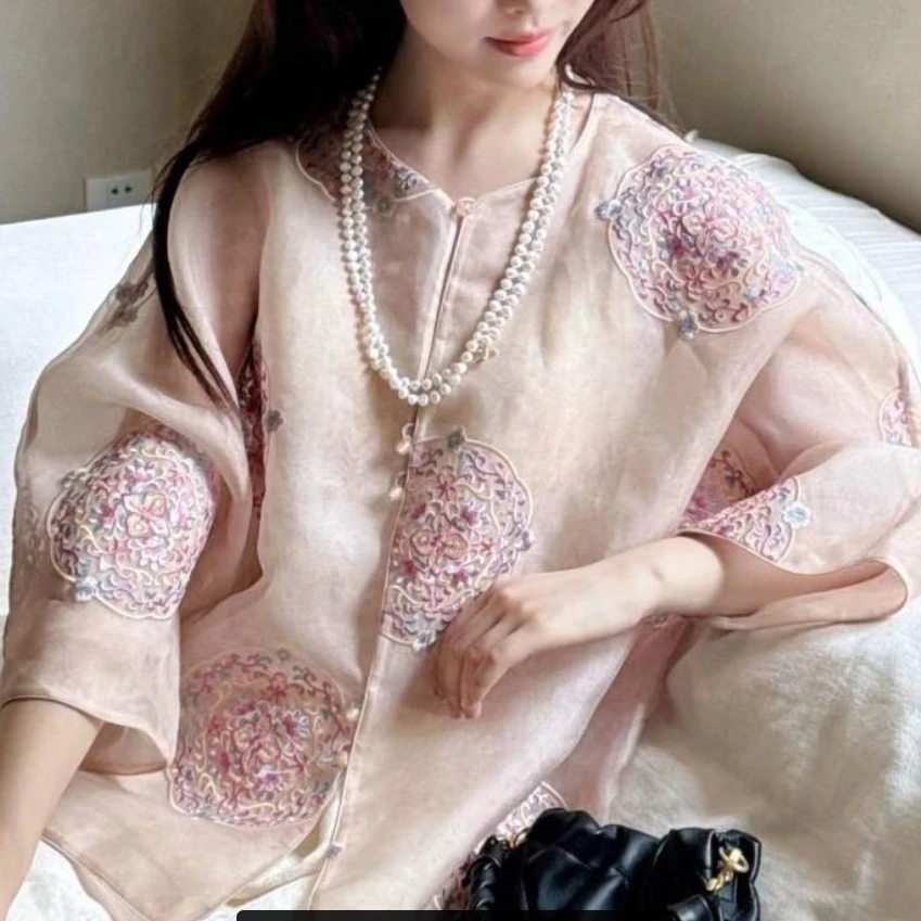 【南枝曲】在！仓！鹿三三SANN气质显白藕粉色！2024b1009-小鹿