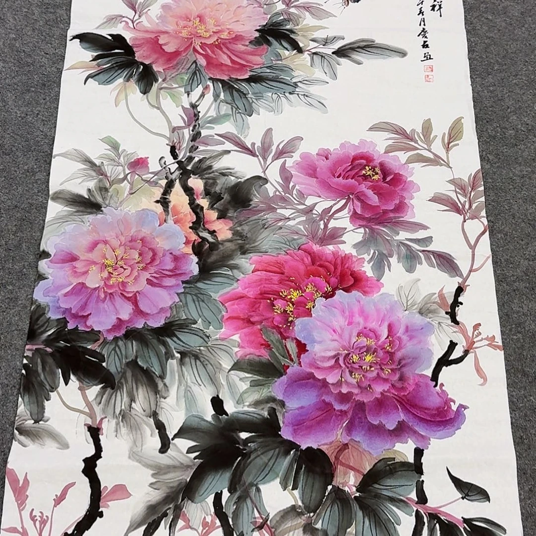 国画事事如意万事如意万事