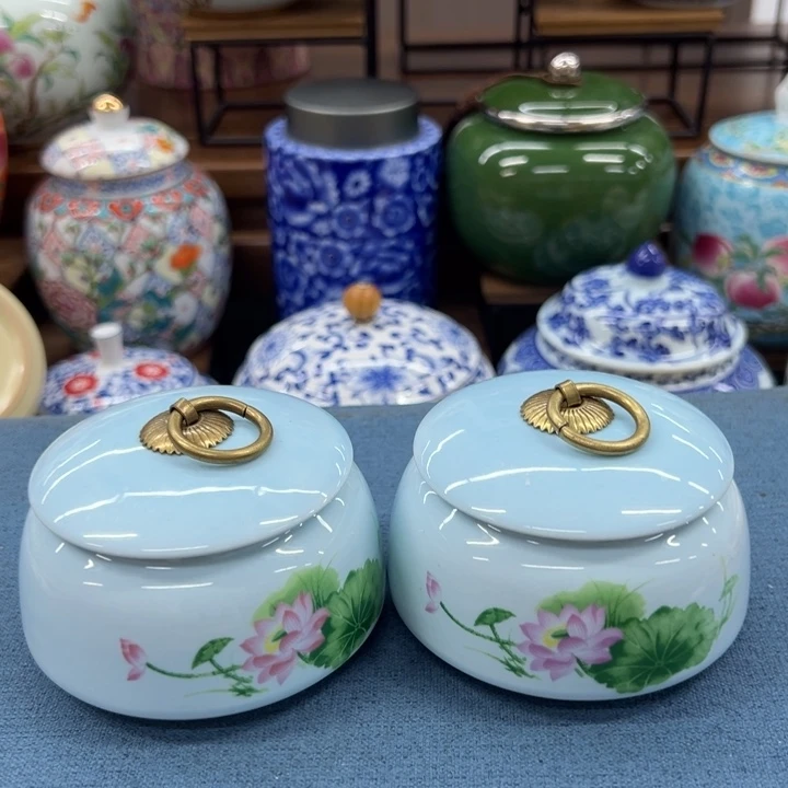 瓷片茶叶罐茶叶罐