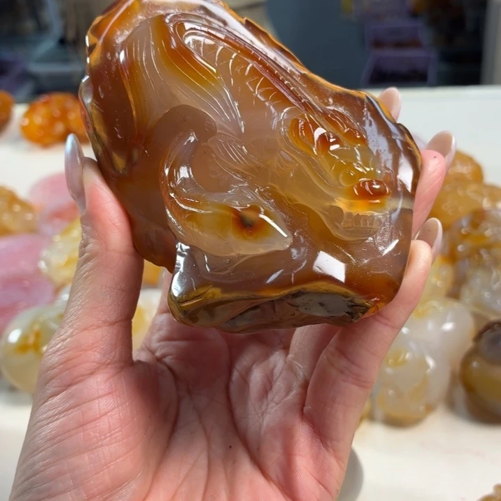 玛瑙/玉髓未镶嵌吊坠(不含链)