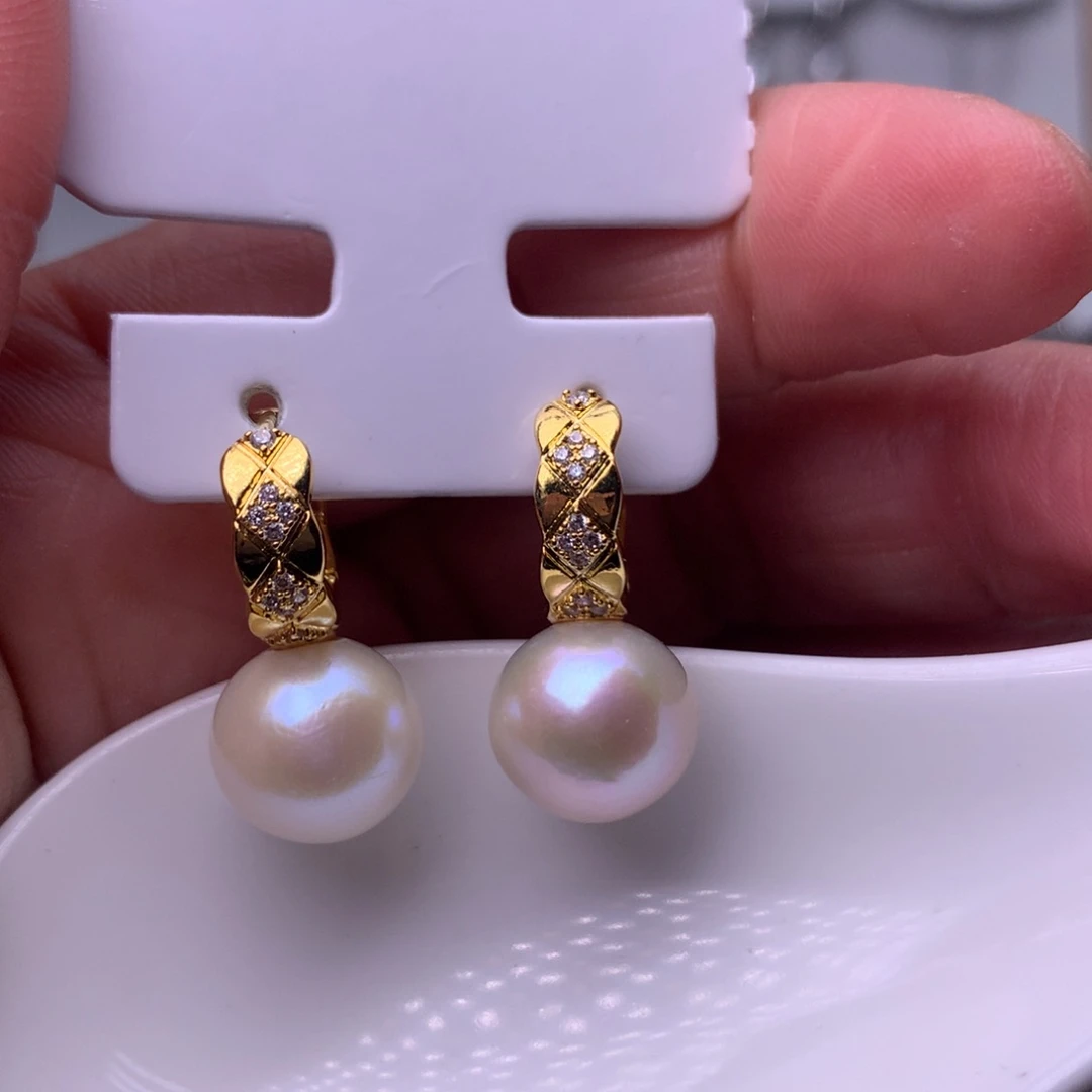 未镶嵌耳饰淡水珍珠