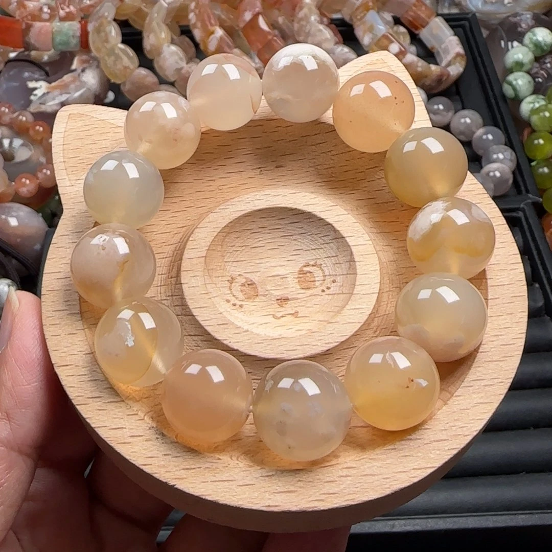未镶嵌玛瑙/玉髓珠宝半成品