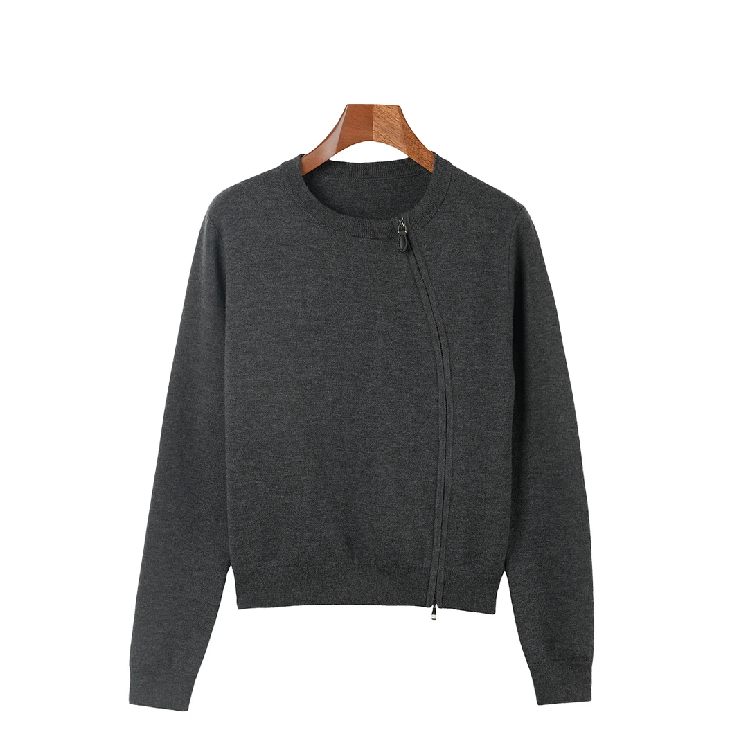 【11.16】气质圆领设计师款针织衫AAA-65076