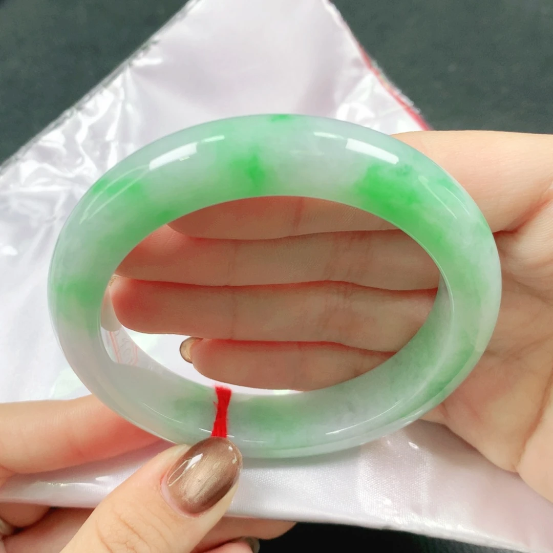 翡翠未镶嵌手镯60圈5900编号01