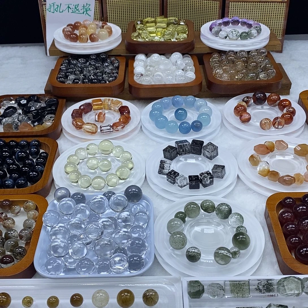 捌***行手链银S925镶嵌烟晶