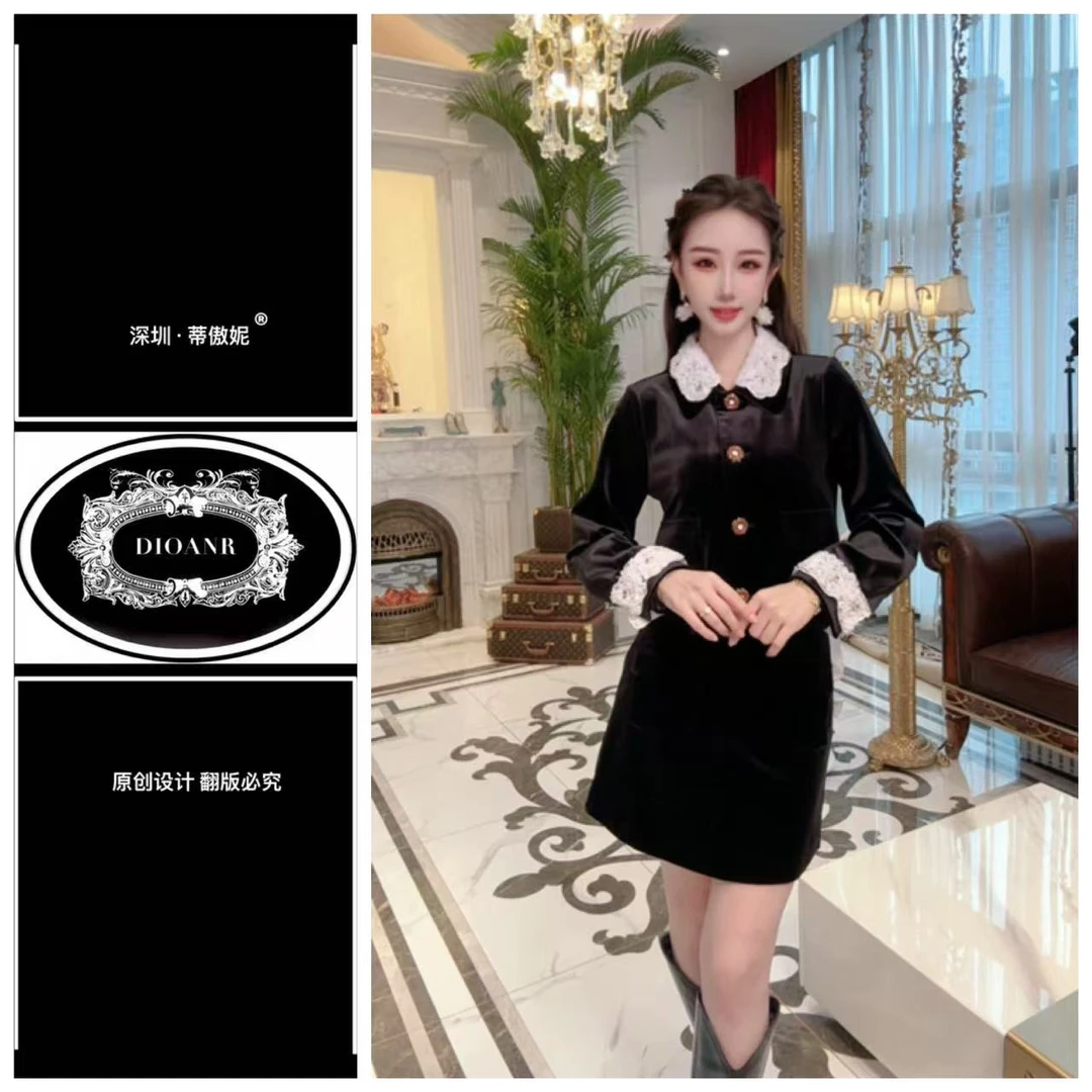 『蒂傲妮DIOANR』3111 XJ  丝绒套装