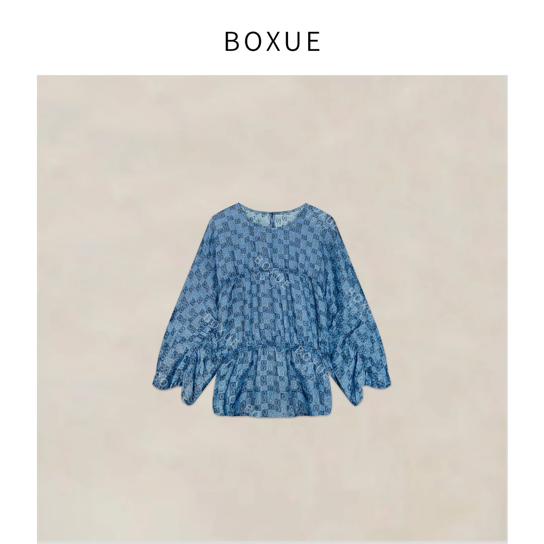 BOXUE”左岸”2025夏季新款高级感100苎麻轻奢 T恤#250531T2763