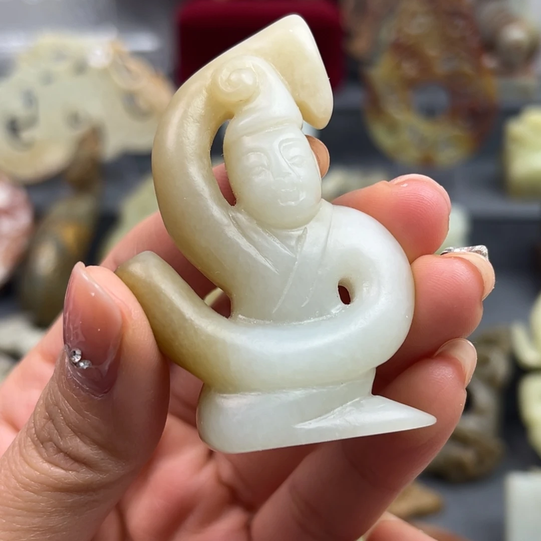 和田玉未镶嵌颈饰鉴古藏珍鉴古藏珍