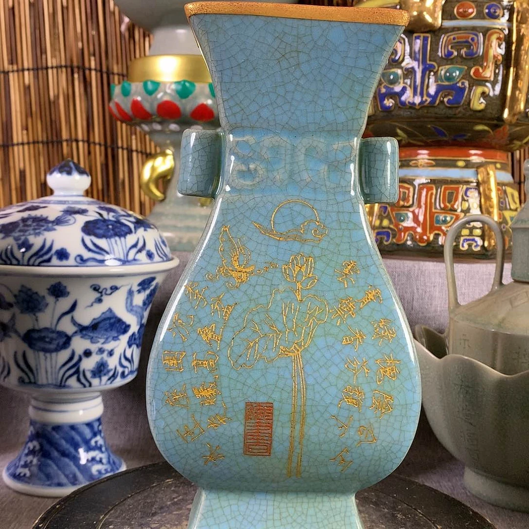 摆件瓷器真的很漂亮的用****2