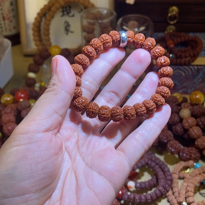 吊坠金刚菩提105玉化金标单圈