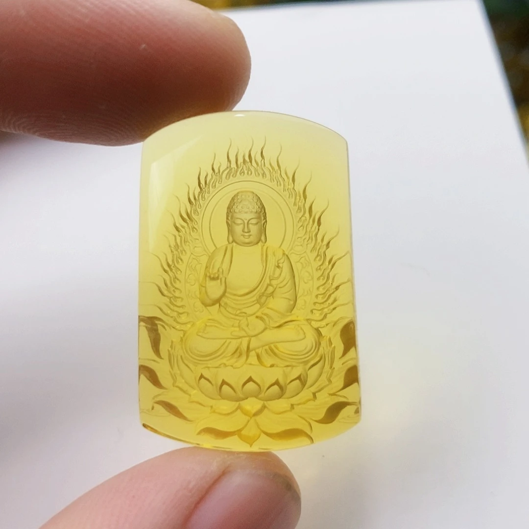 【闪购商品】蓝珀吊坠(不含链)未镶嵌