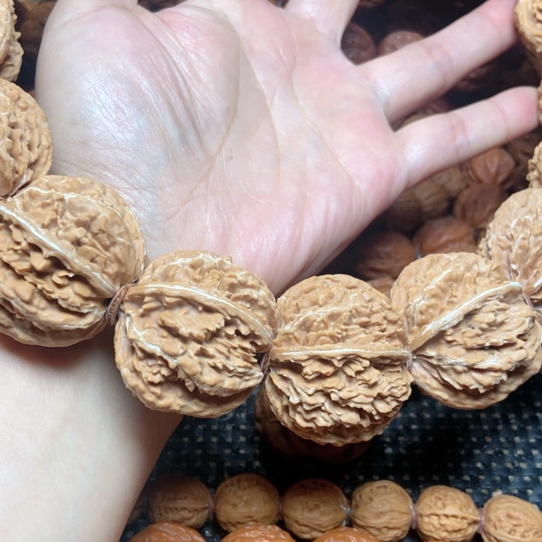 文玩核桃手串白茬秋子手持