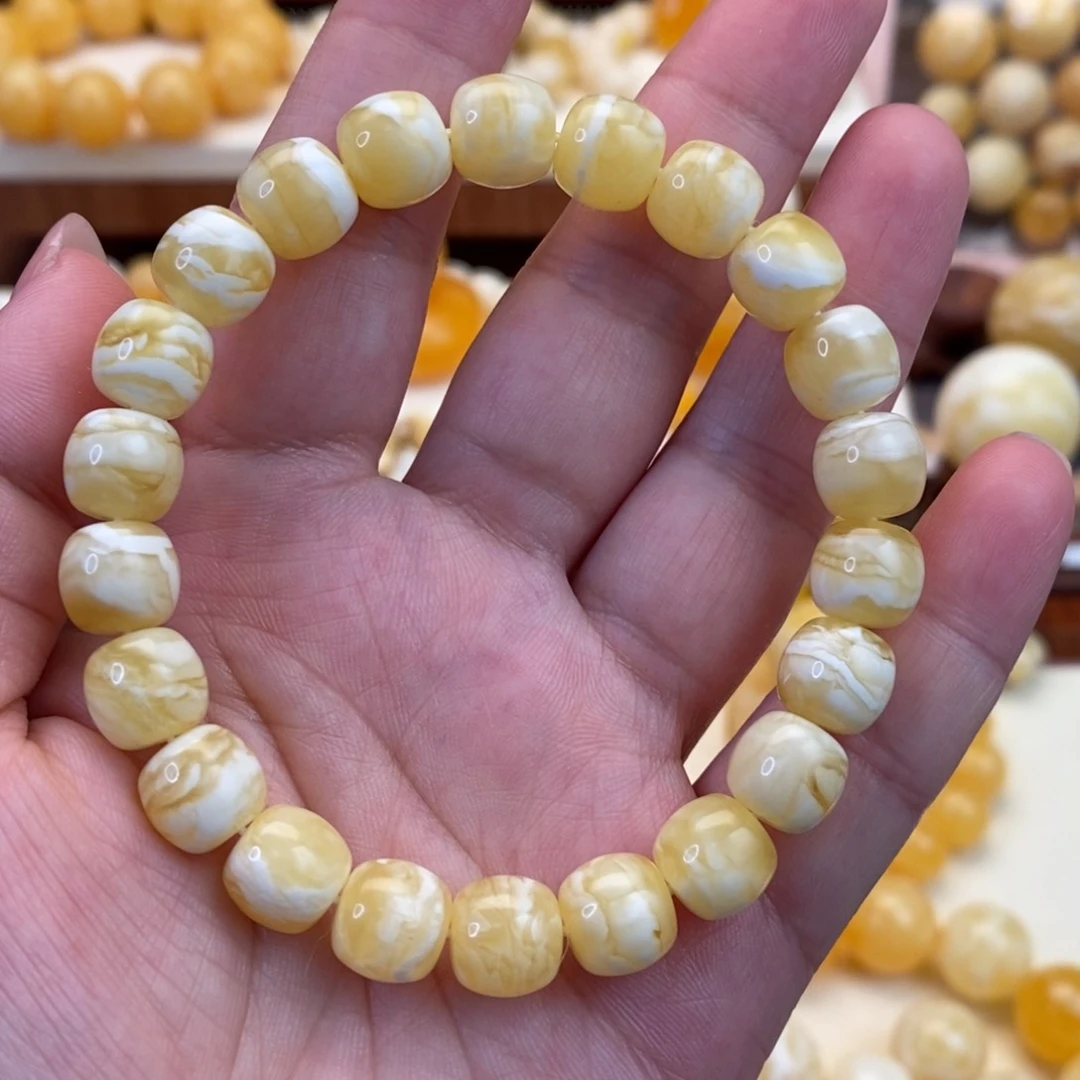 【闪购商品】未镶嵌蜜蜡裸石9.5➕