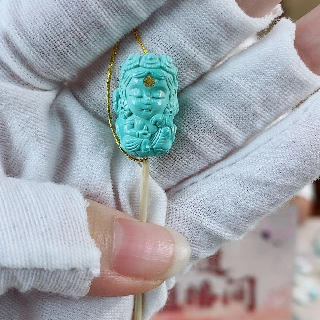 未镶嵌绿松石珠宝奇石