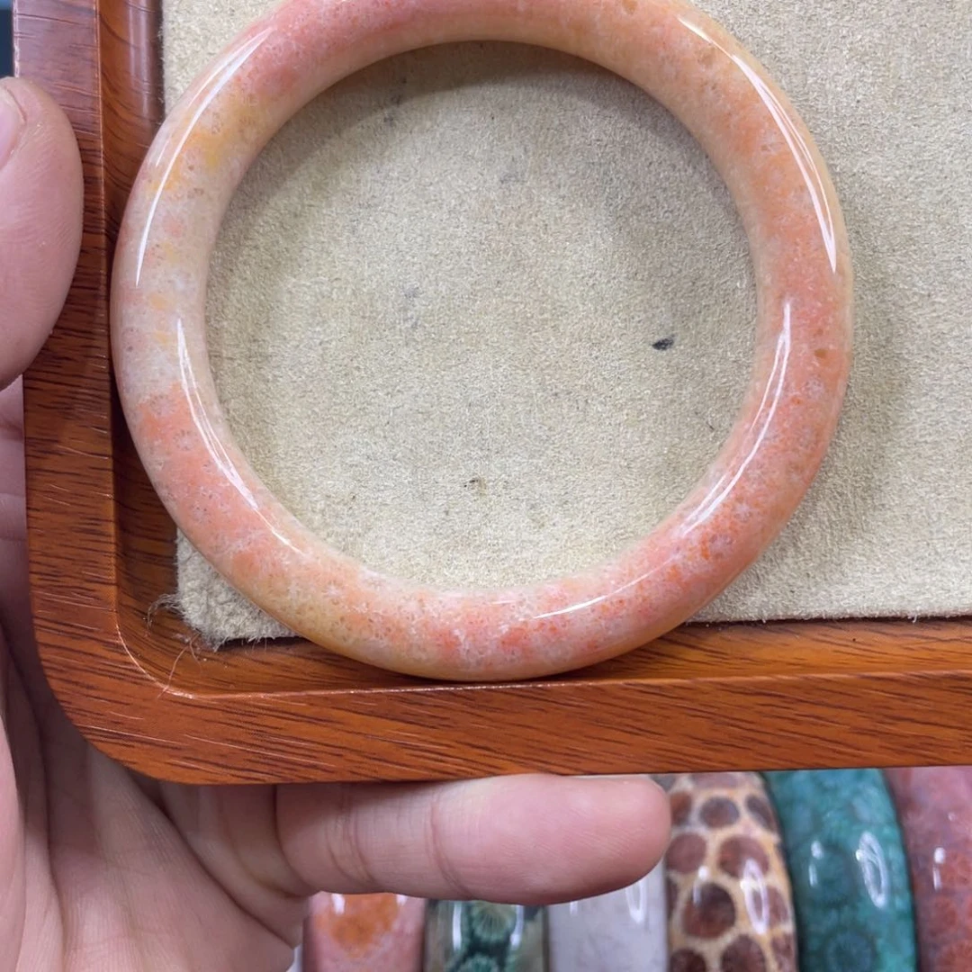 银S925镀金镶嵌手镯硅化玉