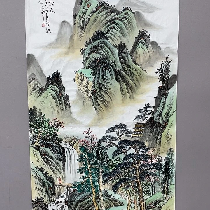 国画纯手绘国画山水画闪购链接