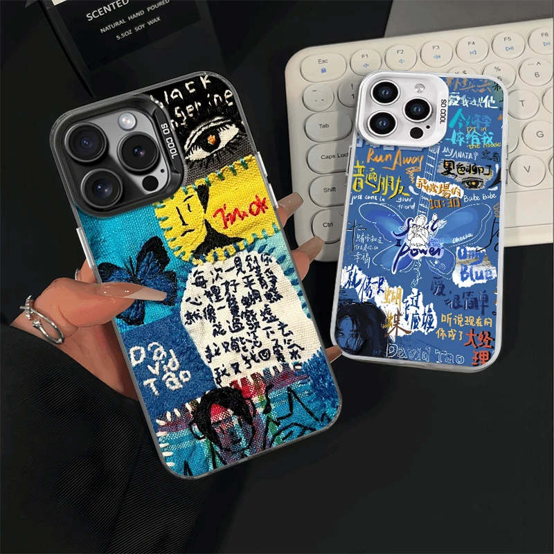 iPhone12陶喆黑色柳丁同款专辑17promax手机壳14适用苹果16硬15pm