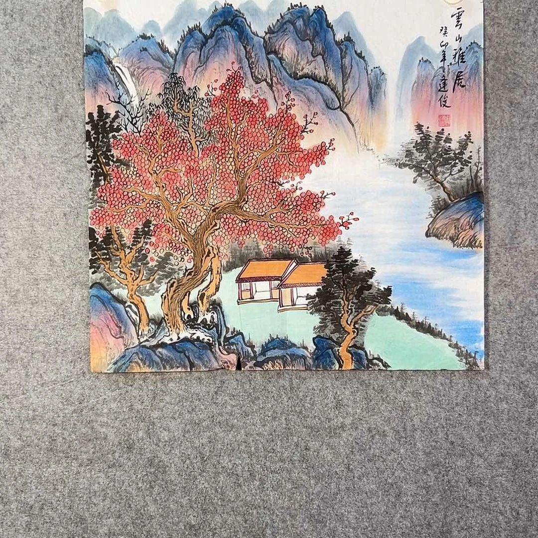 国画359 花鸟在此处飞翔也不太