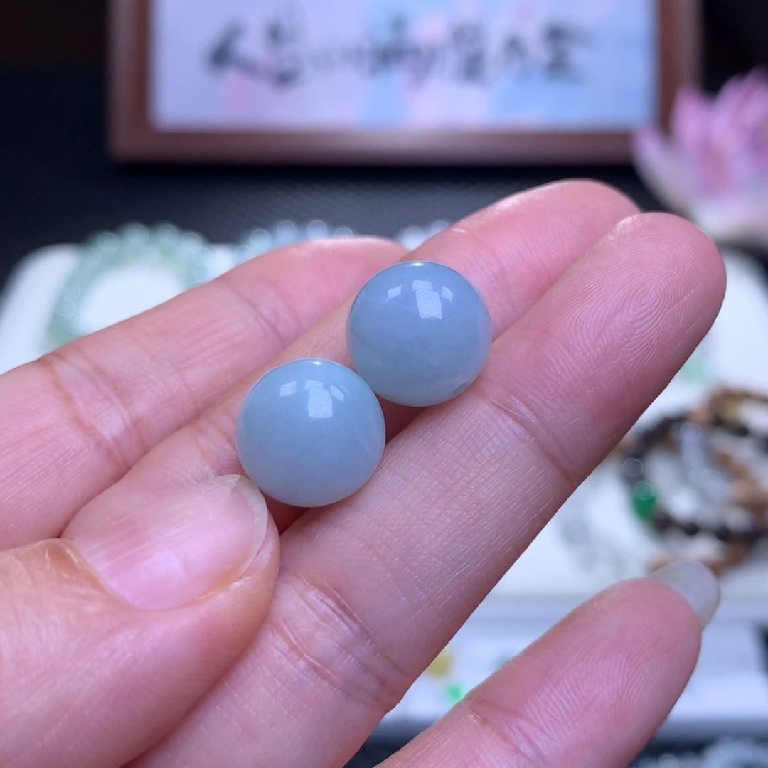未镶嵌手链翡翠翡翠珠子卡12.3