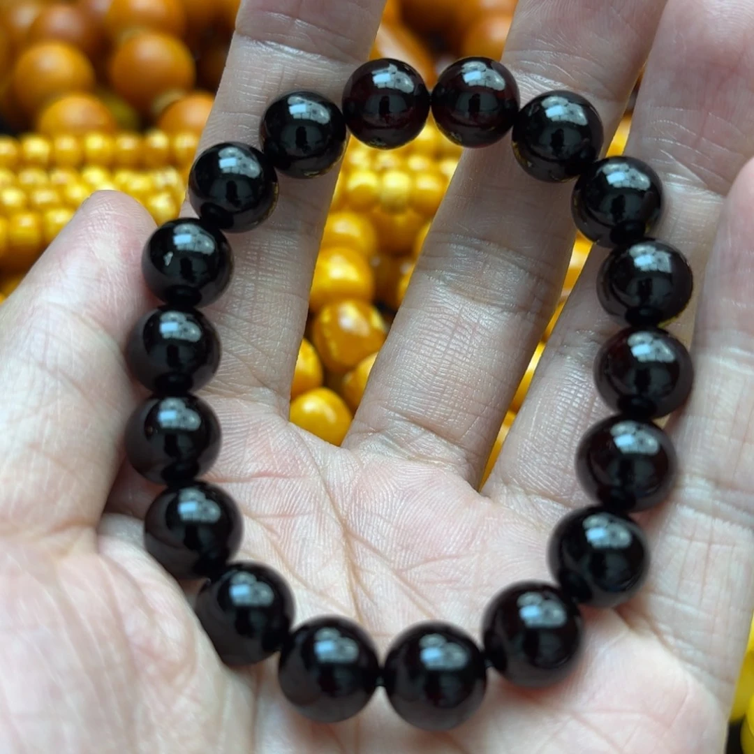 琥珀手链未镶嵌蜜蜡