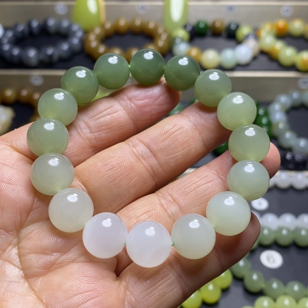 和田玉手串未镶嵌