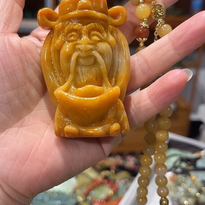 未镶嵌岫玉毛衣链