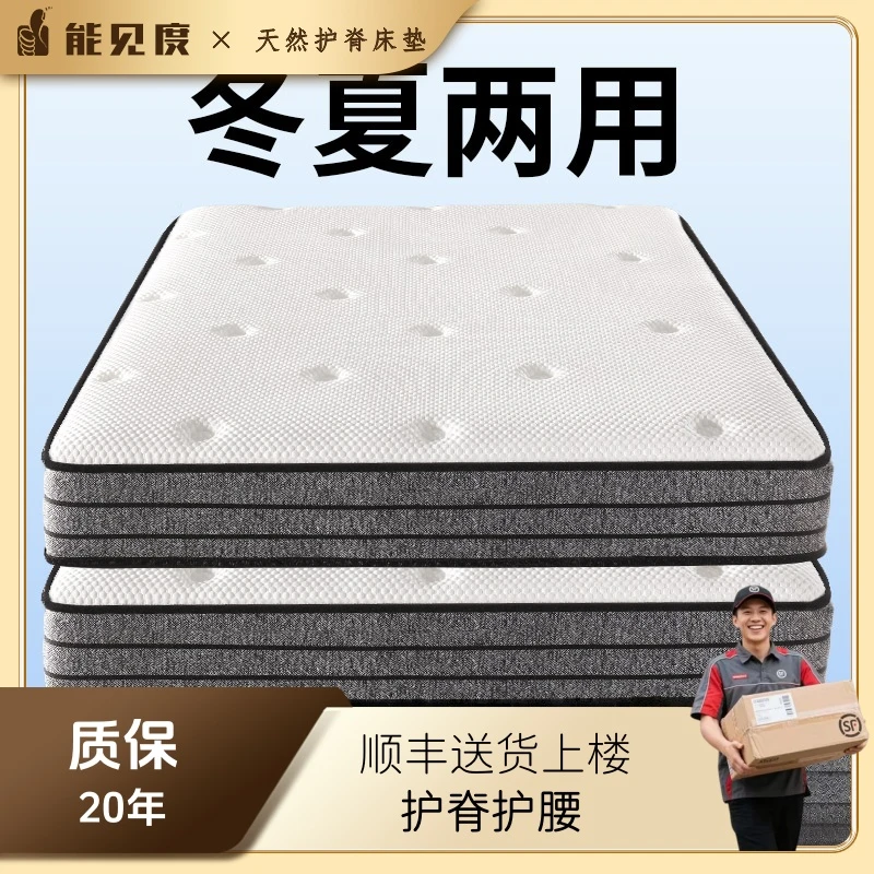 独立袋装弹簧床垫拆洗1米5椰棕家用床垫卧室席梦思冬夏两用出租房