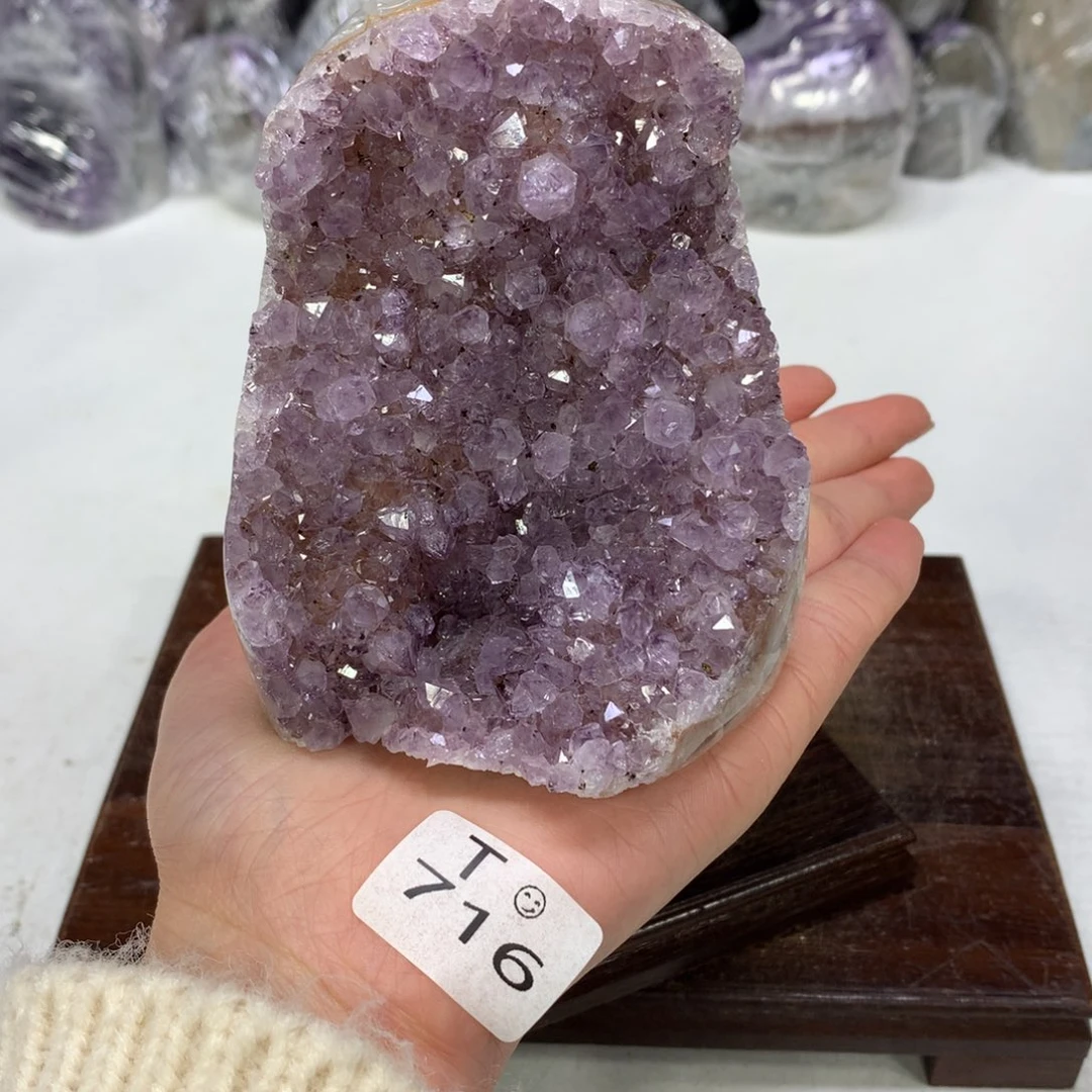 紫晶摆件未镶嵌水晶
