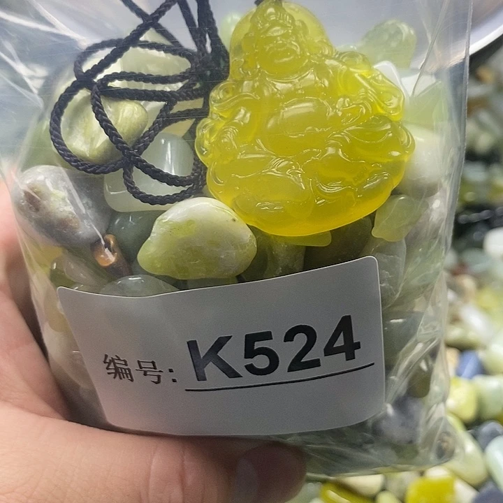 岫玉鱼缸石未镶嵌