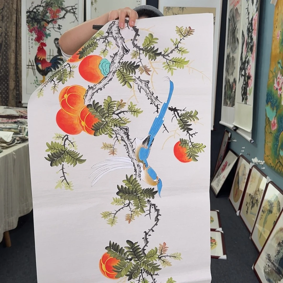 纯手绘国画作品好看