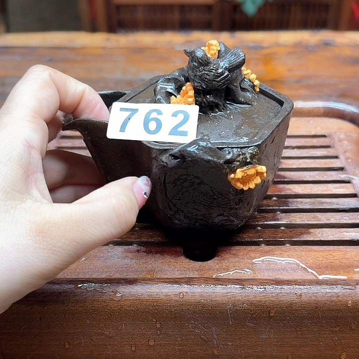 纯手工制作粗陶茶具