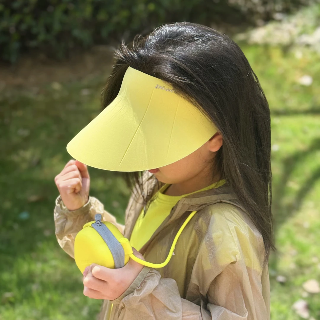 太一 夏日出行运动户外亲子儿童款云朵超轻无痕防晒帽