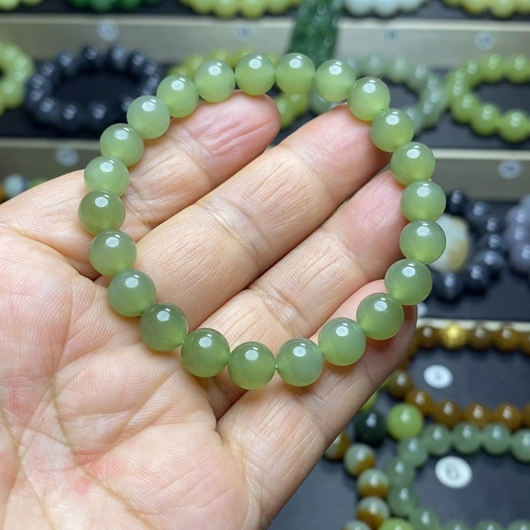 和田玉未镶嵌手串