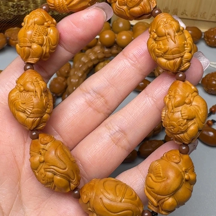 橄榄核手串/手链八大财神