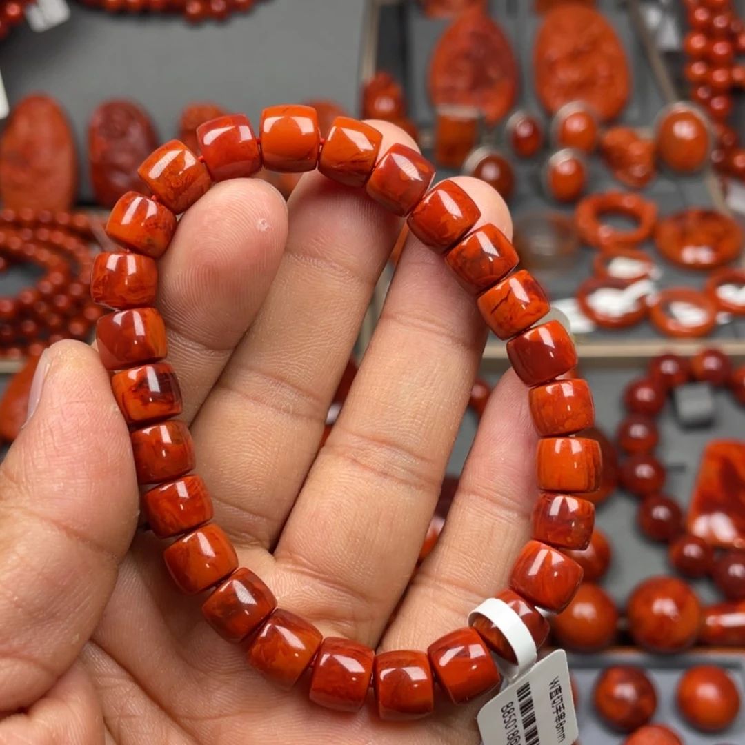 【闪购商品】南红玛瑙珠宝奇石未镶嵌单圈8