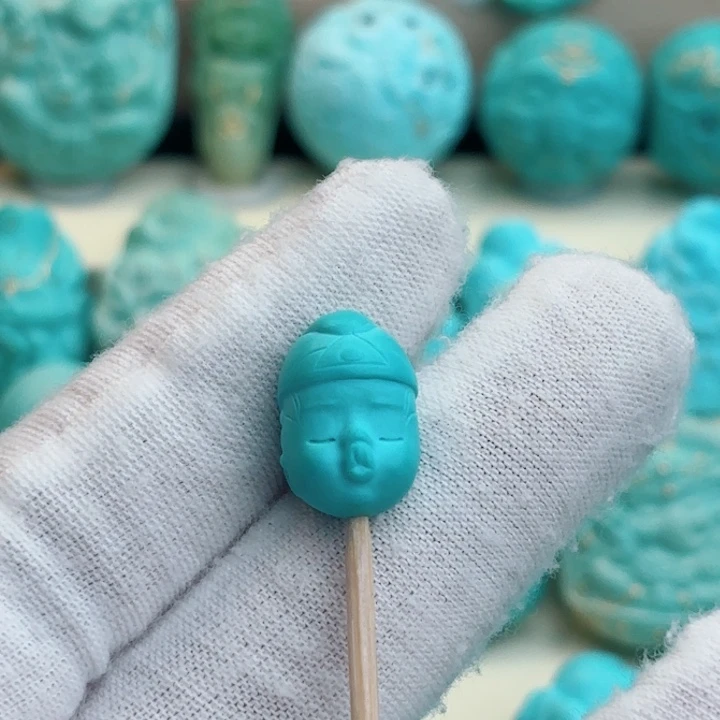 未镶嵌绿松石珠宝奇石