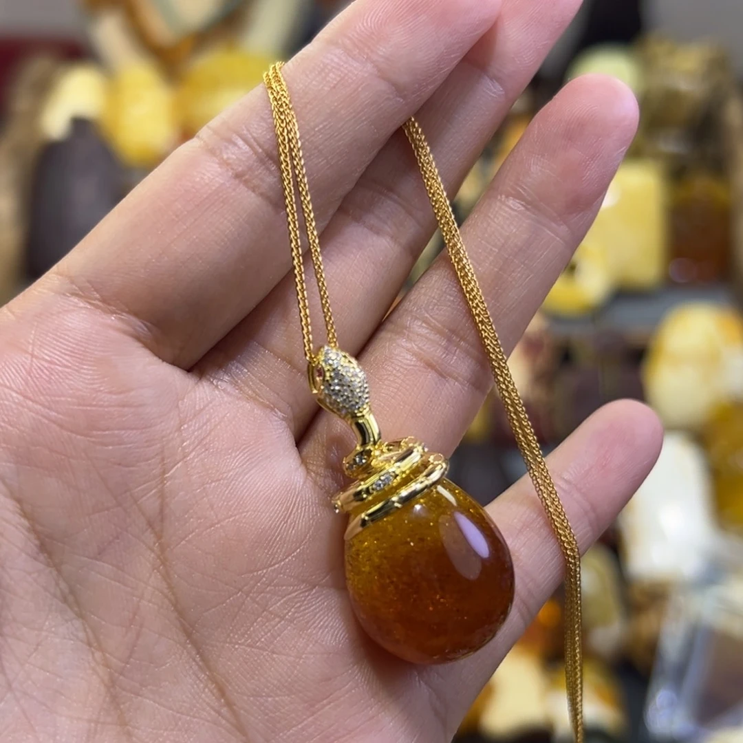 定制琥珀未镶嵌嘟***肉琥珀蜜蜡