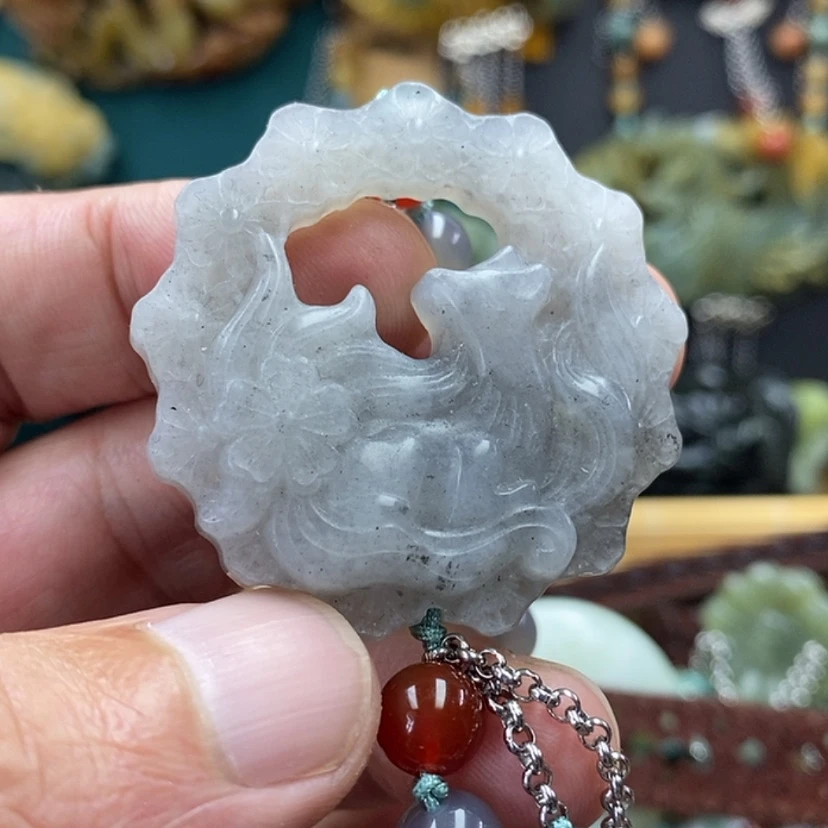 【闪购商品】蛇纹石玉未镶嵌手牌