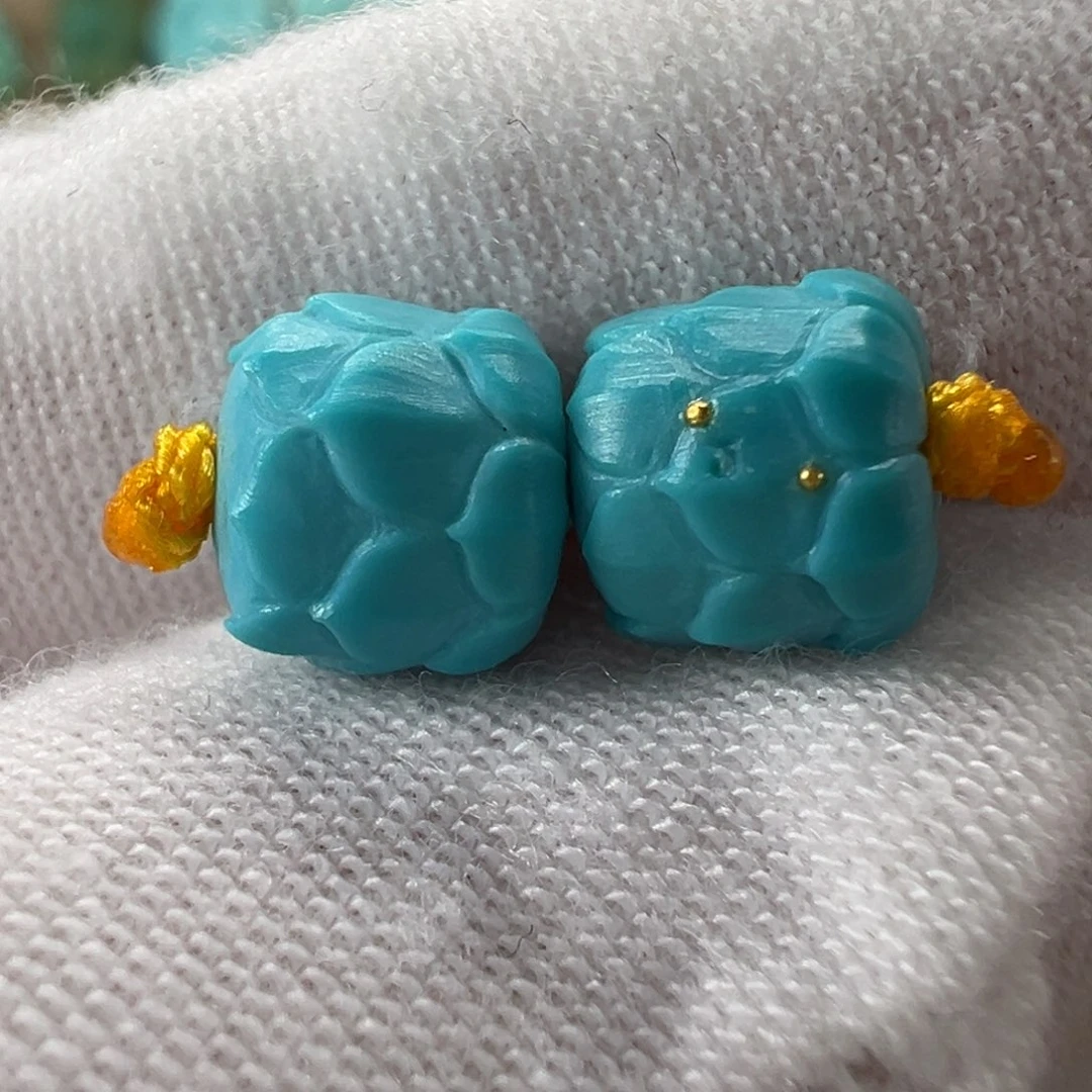 未镶嵌绿松石 配饰7.6mm