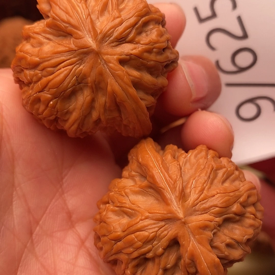 文玩核桃把件40磨盘