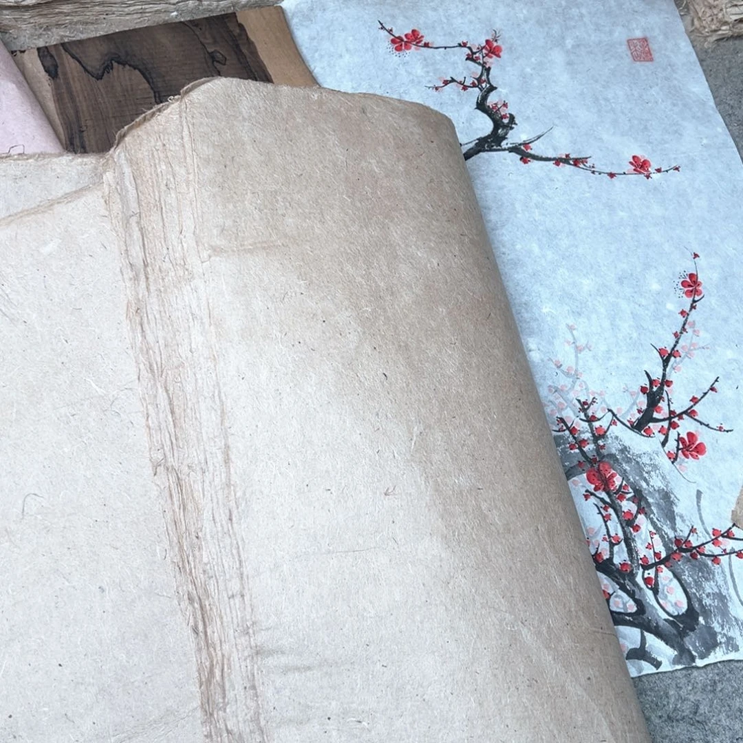 黎草灰皮纸正价。53×65cm。 100张