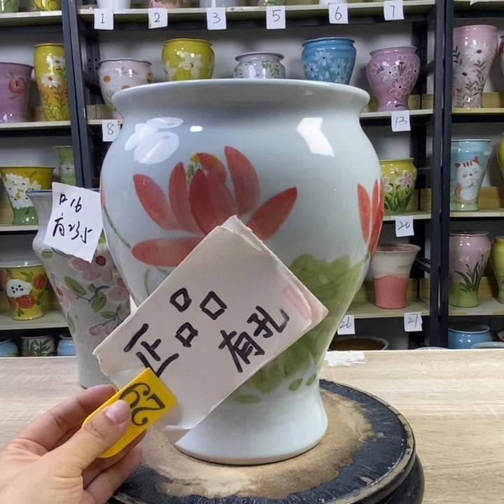 景德镇高温陶瓷花盆