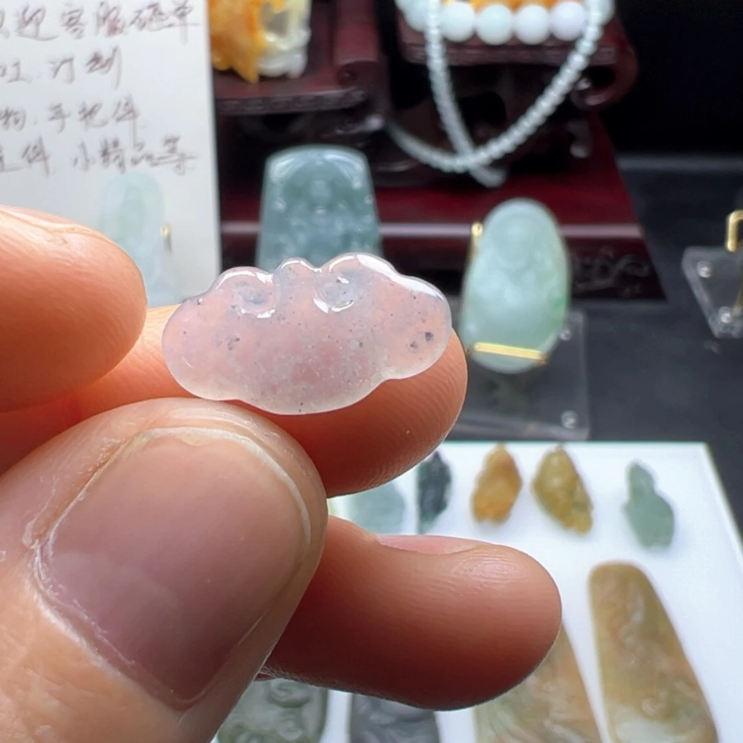 颈饰未镶嵌翡翠缅甸翡翠A货