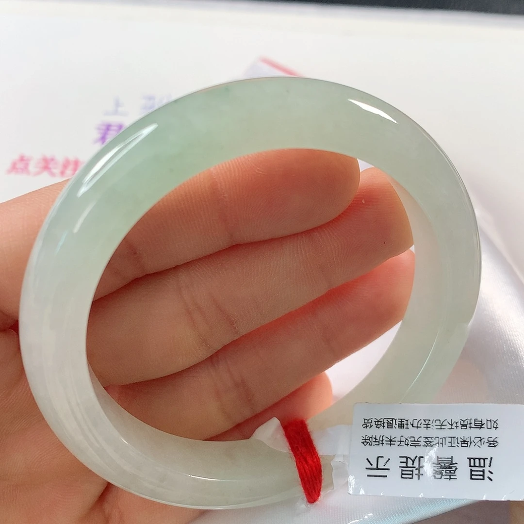 翡翠手镯未镶嵌 正圈⑨⑦