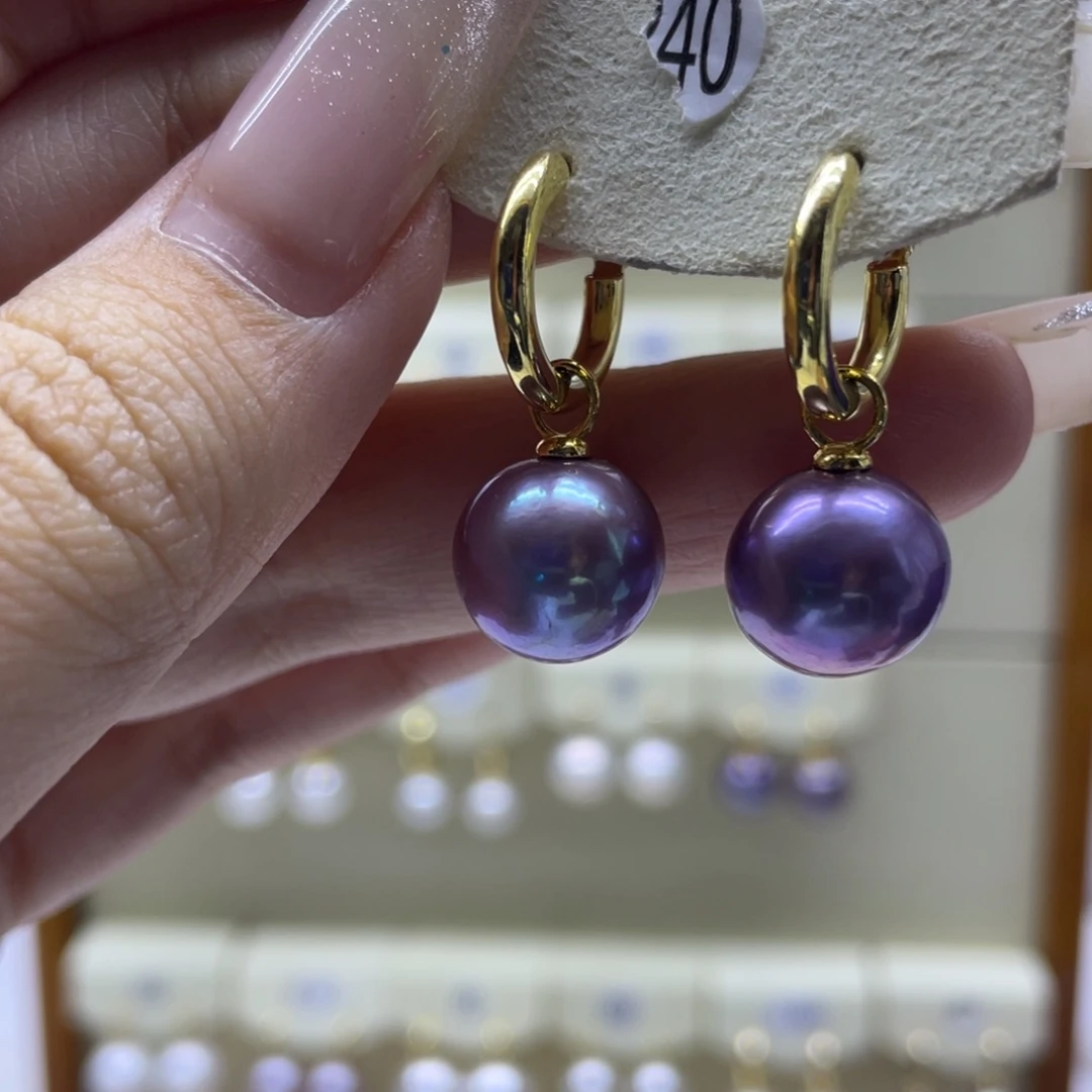 淡水珍珠耳饰未镶嵌