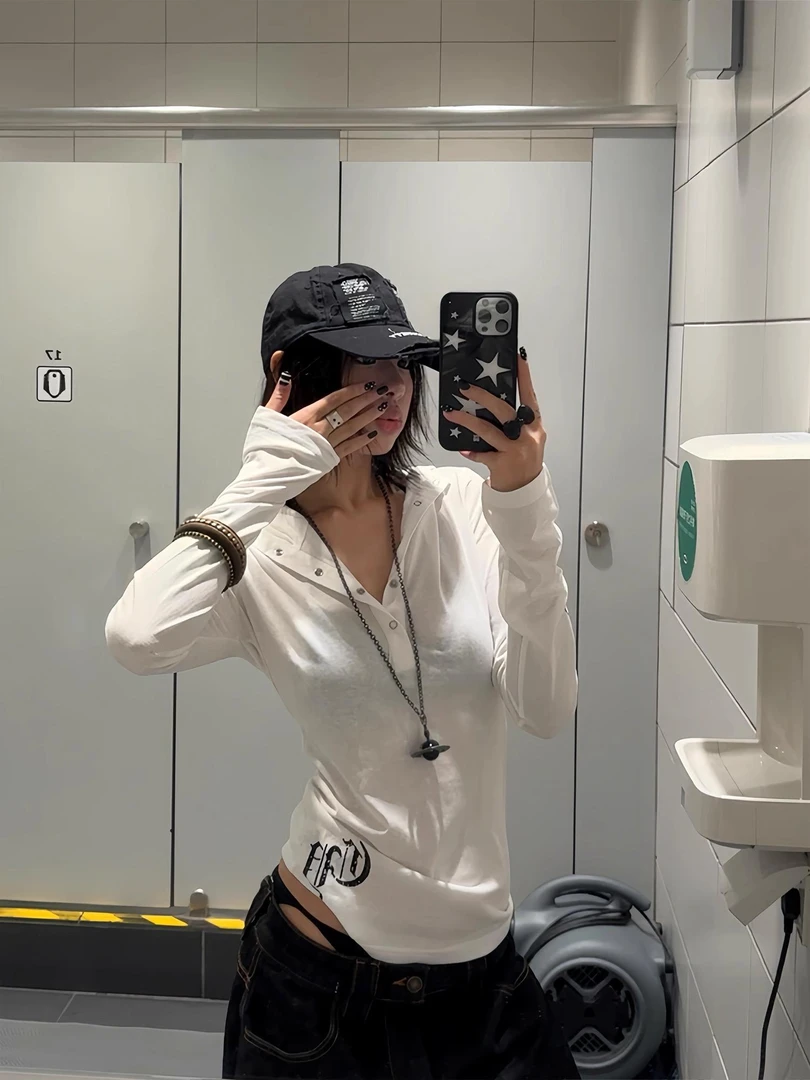 微胖春秋MM大码女装美式辣妹长袖连帽T恤微透罩衫修身薄款上衣