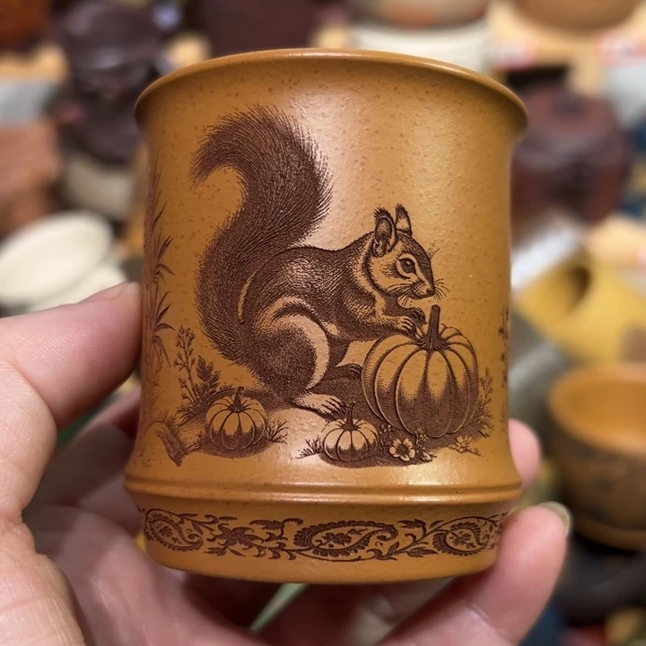 紫砂茶杯宜兴紫砂主人杯