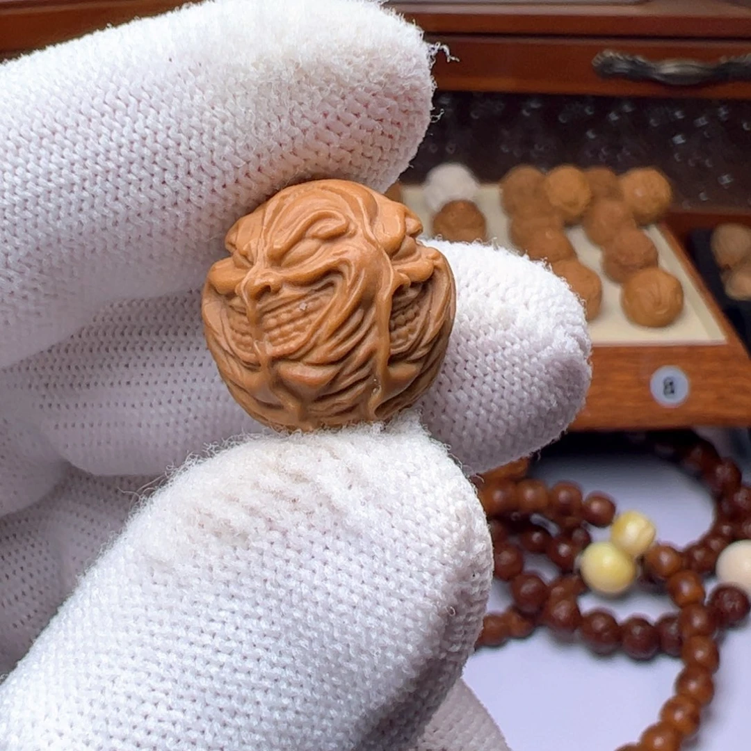 猴头核桃吊坠精工撕扯17