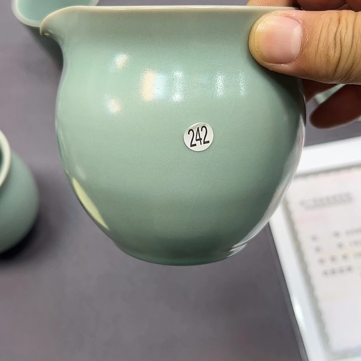 橘***锋琉璃手工艺品清凉寺原产地汝瓷体验款